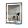 Зеркало с фоновой  подсветкой LED "Экватор" ML - 50 с полочкой